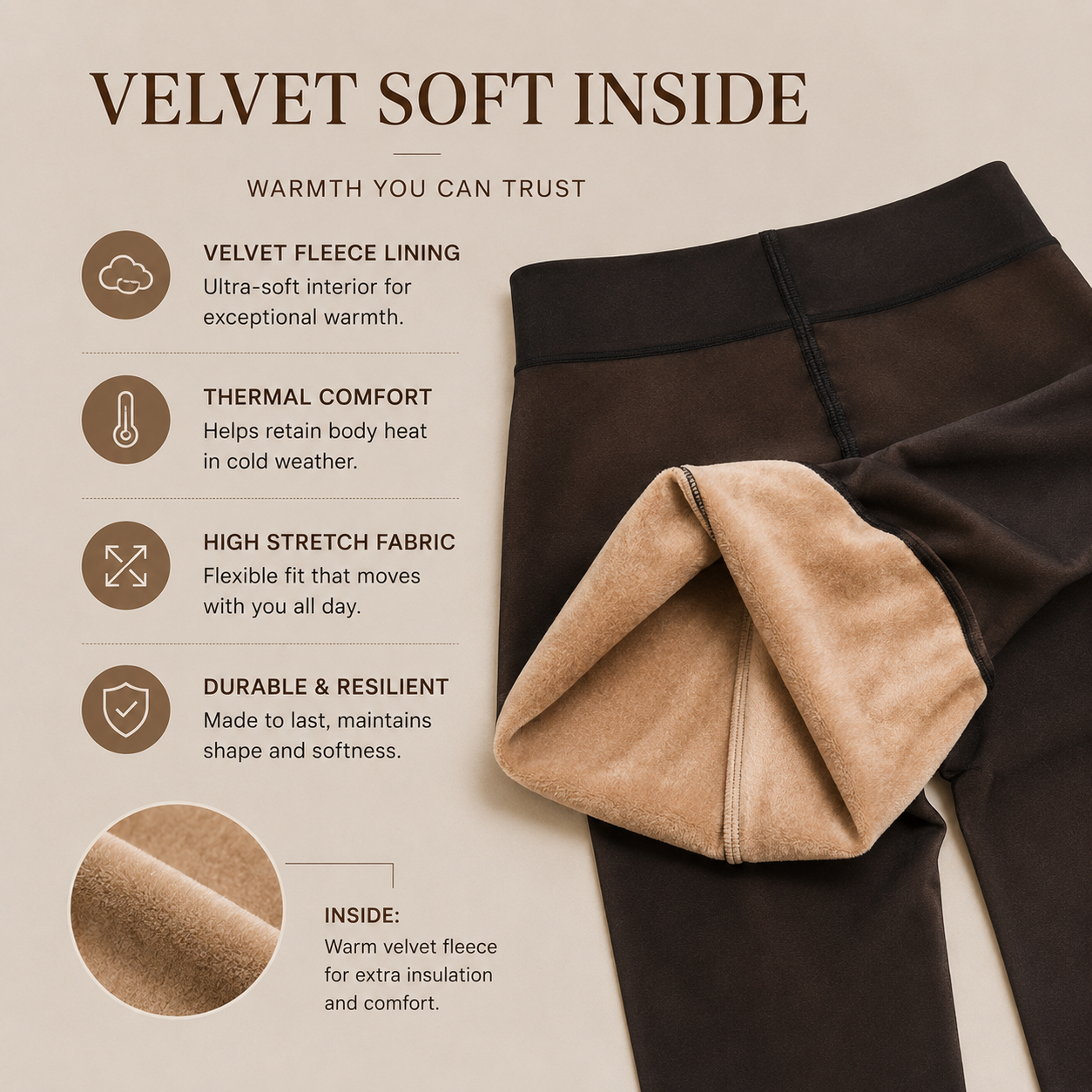 Thermal Fleece Tights