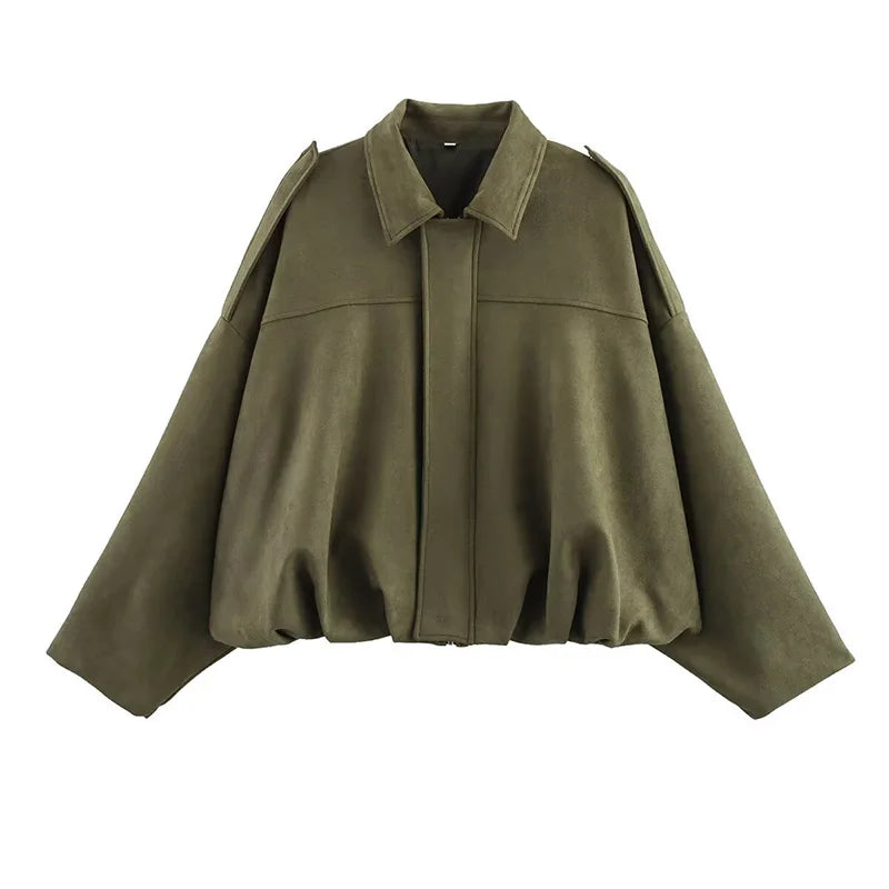 Vintage-style bomber jacket